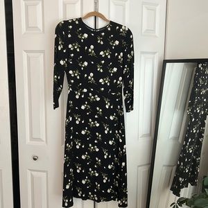 Reformation Floral Print Midi Dress
